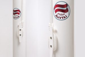 Karogu masta komplekts ar standarta sistēmu