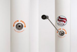 VINČAS mehānisms karogu pacelšanai